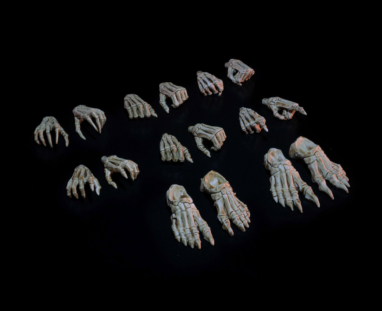 Mythic Legions: Necronominus Skeletons of Necronominus Hands & Feet Pack