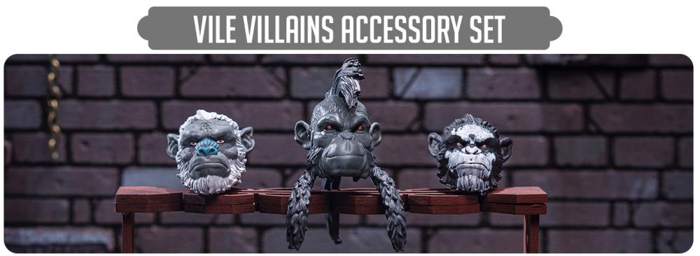 Animal Warriors of the Kingdom Primal Collection Vile Villains Head Set