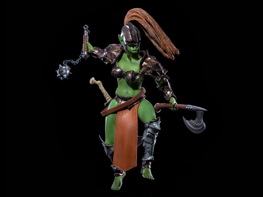 Mythic Legions Tactics: War of the Aetherblade Female Orc Deluxe Legion Builder Figure (With Bonus)