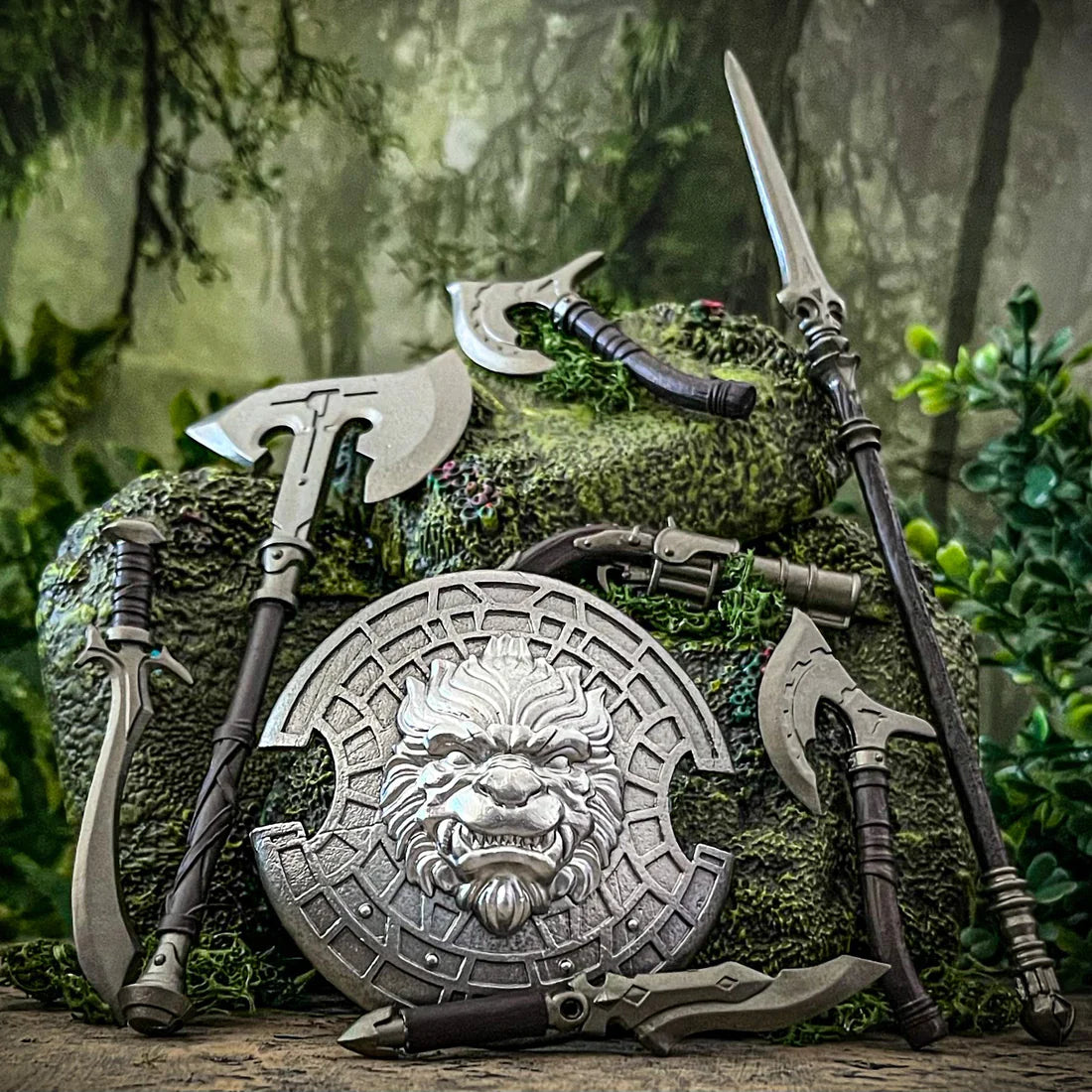 Animal Warriors of the Kingdom Primal Collection Iron Weapon Set