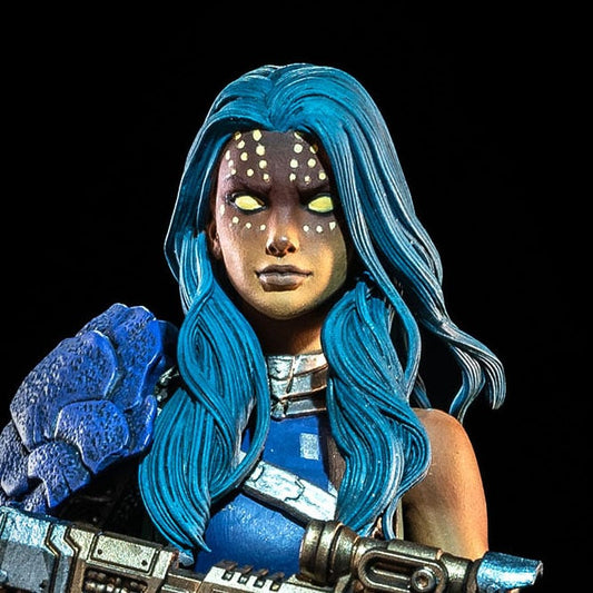 Cosmic Legions: Outpost Zaxxius Kalian Shunn Figure