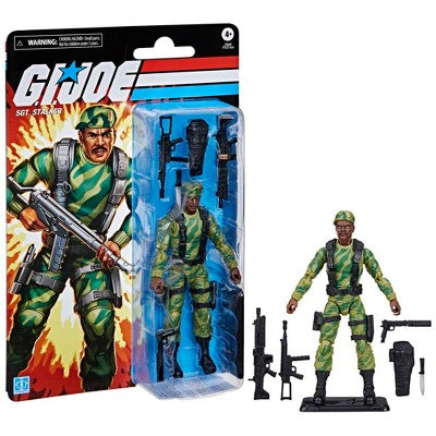 G.I. Joe Classified Series Retro Cardback SGT. Stalker, Collectible Action Figure