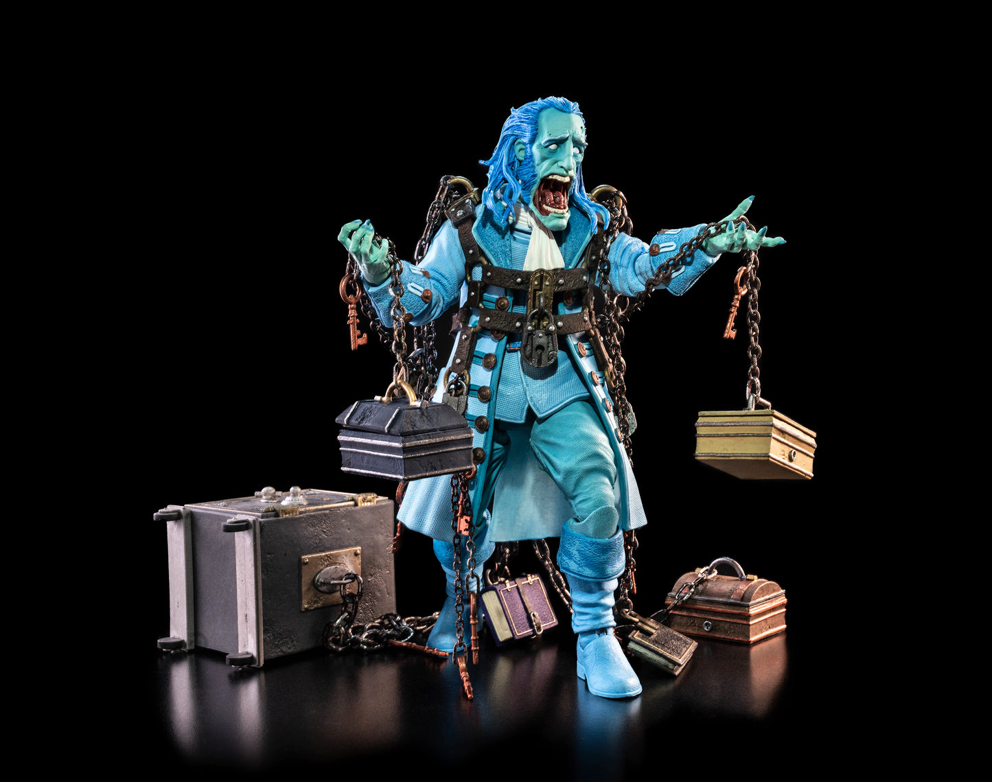 Figura Obscura The Ghost of Jacob Marley (Haunted Blue Ver.) Figure