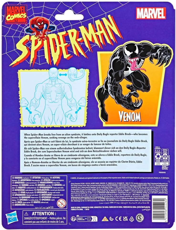 Marvel Legends Marvel Comics 85th Anniversary Venom (Retro 85th Anniversary)