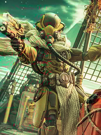 Cosmic Legions: OxKrewe: Book Two, Harrow Zone Hylor Cryn Action Figure - OTW Pre-Order 5/1/26 Release