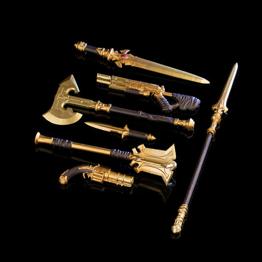 Animal Warriors of The Kingdom Primal Collection Epic Gold Weapon Set